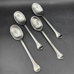 Dansk‎ Kobenhavn Set of 4 Place Soup Spoons Stainless Flatware Replacements MCM
